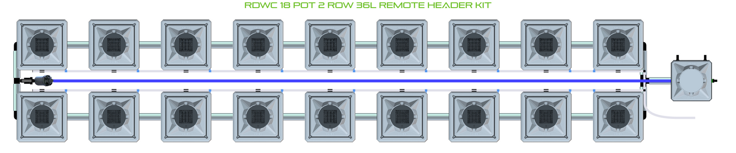 RDWC 18 Pot 2 Row Kit