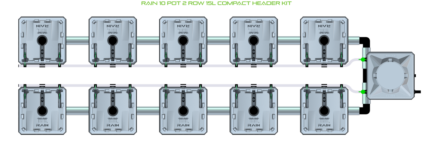 RAIN 10 Pot 2 Row Kit