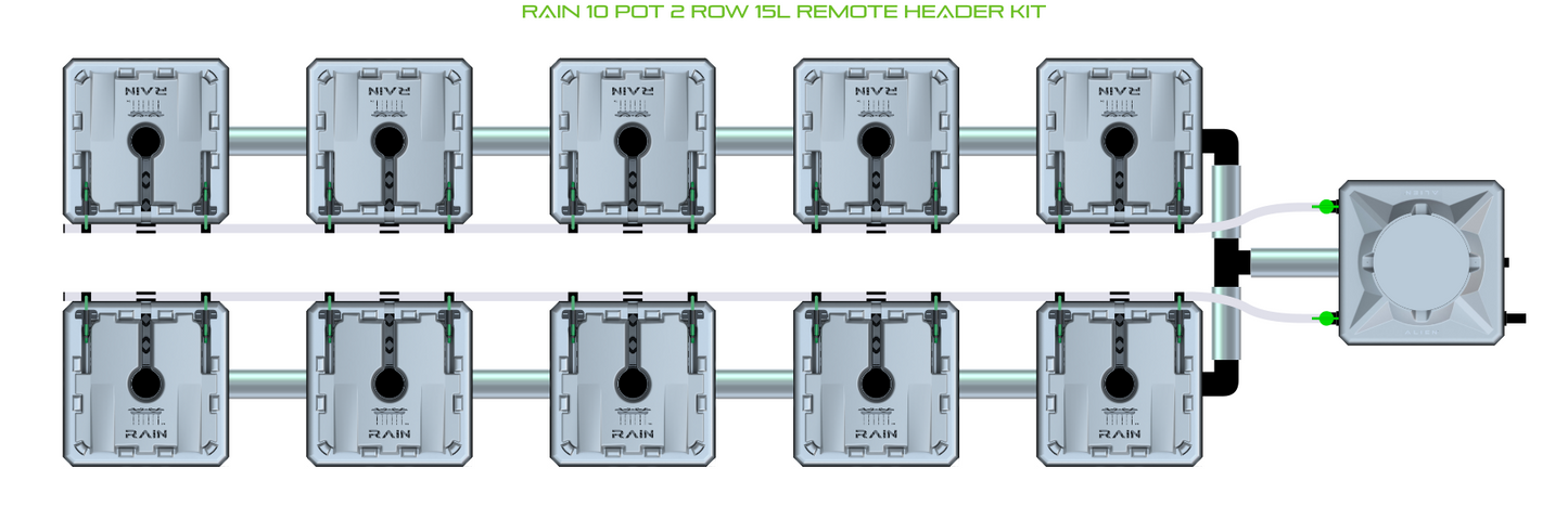RAIN 10 Pot 2 Row Kit