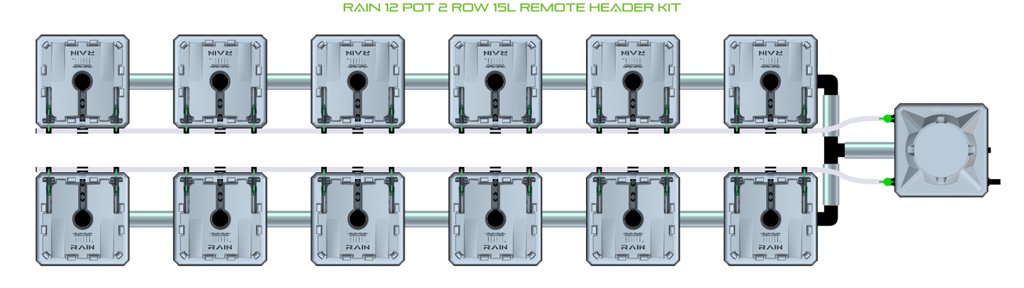 RAIN 12 Pot 2 Row Kit