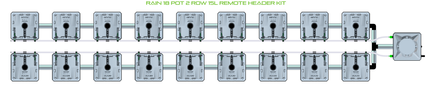 RAIN 18 Pot 2 Row Kit