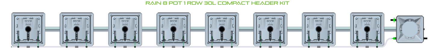 RAIN 8 Pot 1 Row Kit