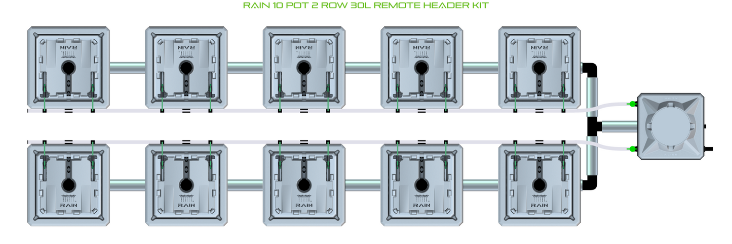 RAIN 10 Pot 2 Row Kit