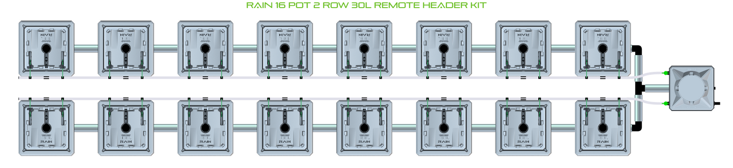 RAIN 16 Pot 2 Row Kit