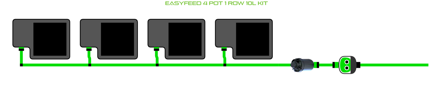 EasyFeed 4 Pot 1 Row Kit