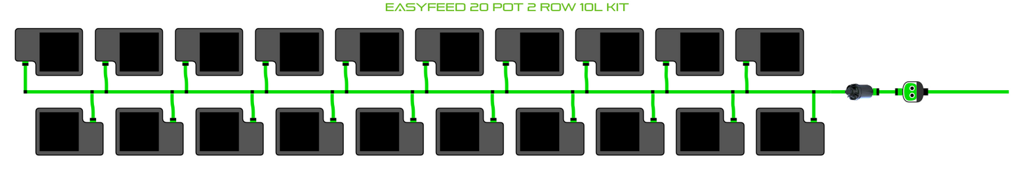 EasyFeed 20 Pot 2 Row Kit