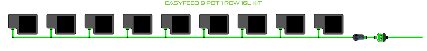 EasyFeed 9 Pot 1 Row Kit