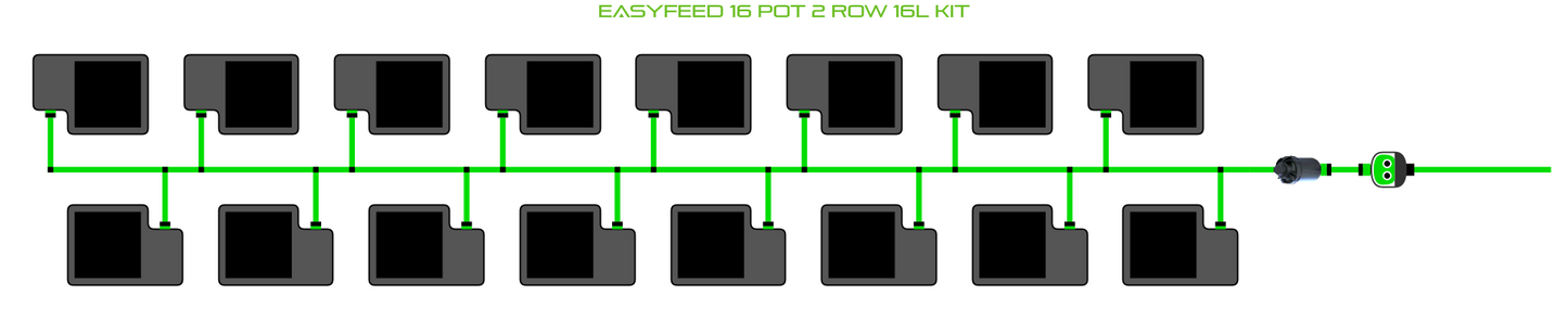 EasyFeed 16 Pot 2 Row Kit