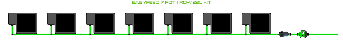 EasyFeed 7 Pot 1 Row Kit