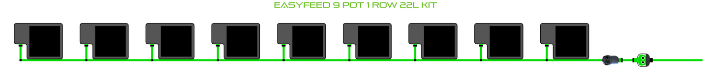 EasyFeed 9 Pot 1 Row Kit