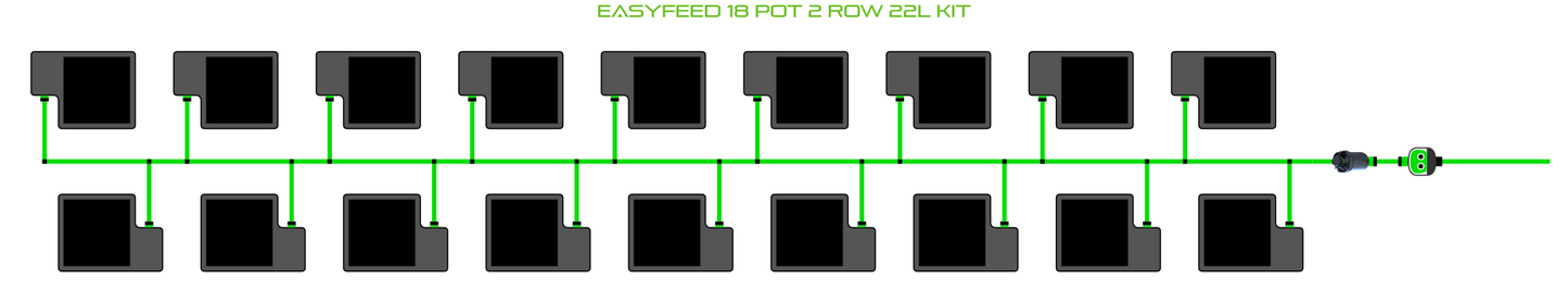 EasyFeed 18 Pot 2 Row Kit