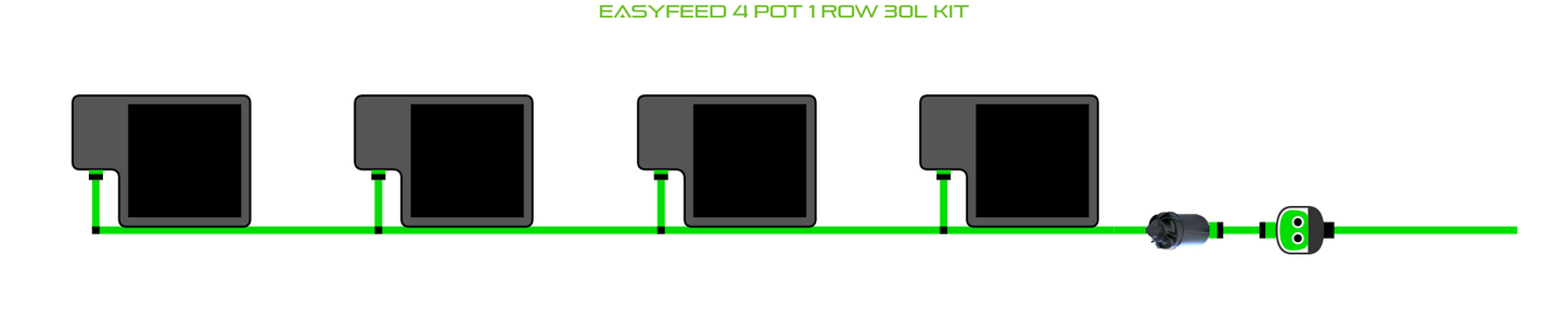 EasyFeed 4 Pot 1 Row Kit