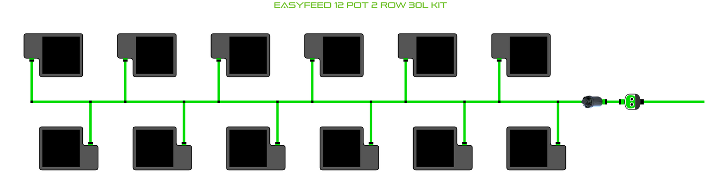 EasyFeed 12 Pot 2 Row Kit