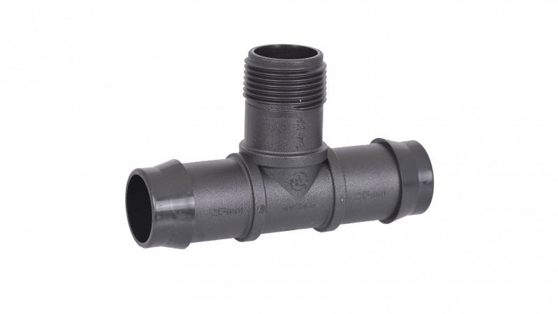 Tee 25mm Barbed - 3/4" Male