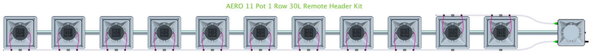 ALIEN AERO 11 Pot 1 Row Kit