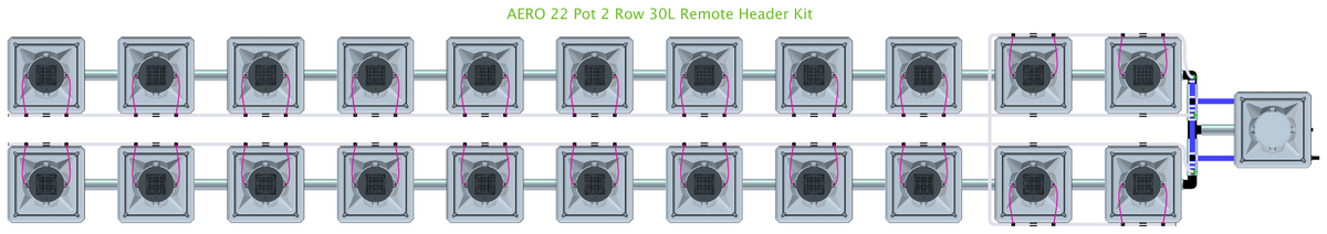 ALIEN AERO 22 Pot 2 Row Kit