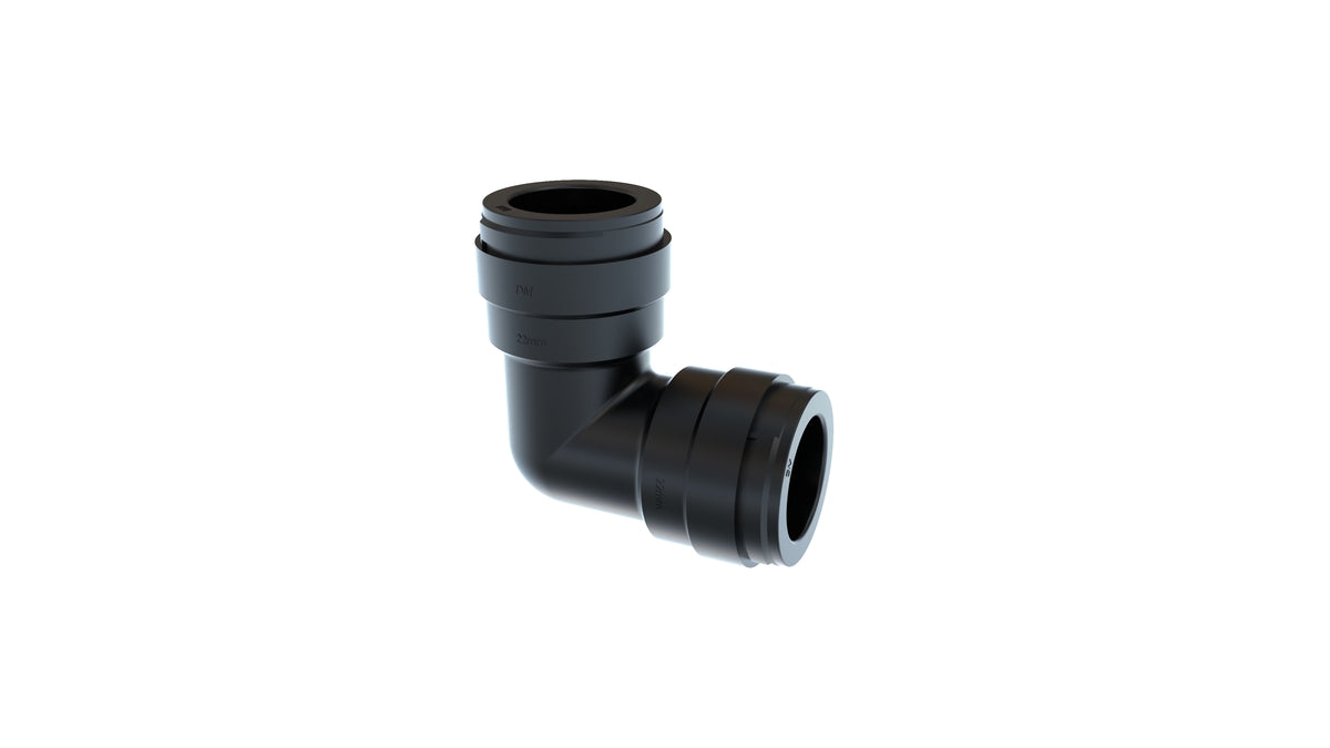 DM ELBOW 22MM PUSH-FIT V-SYSTEM