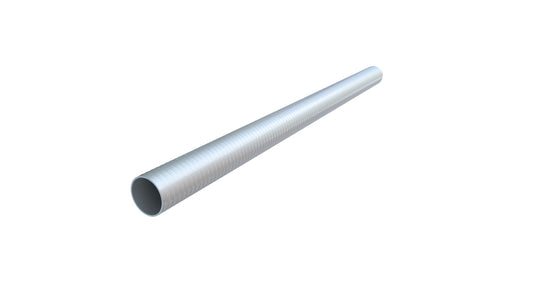 PIPE 40MM SILVER 1 X METER SPIRAL