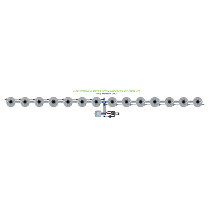 V-SYSTEM 14 Pot 1 Row Kit