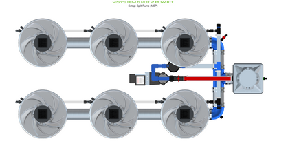 V-SYSTEM 6 Pot 2 Row Kit