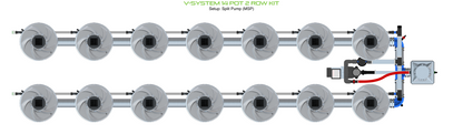 V-SYSTEM 14 Pot 2 Row Kit