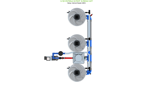 V-SYSTEM 3 Pot 3 Row Kit