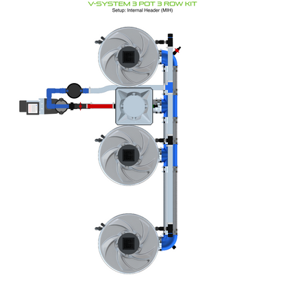 V-SYSTEM 3 Pot 3 Row Kit