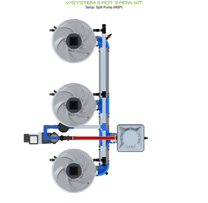 V-SYSTEM 3 Pot 3 Row Kit