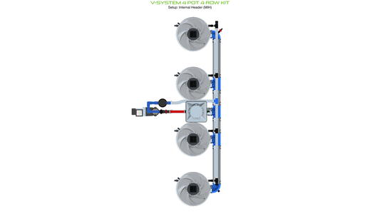 V-SYSTEM 4 Pot 4 Row Kit