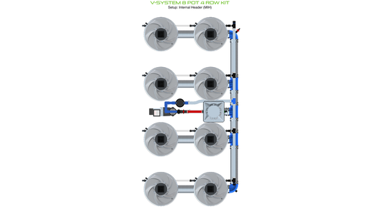 V-SYSTEM 8 Pot 4 Row Kit