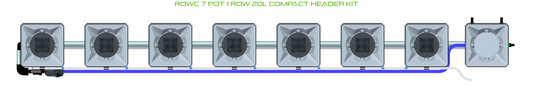 RDWC 7 Pot 1 Row Kit