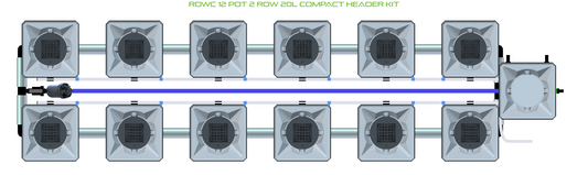 RDWC 12 Pot 2 Row Kit