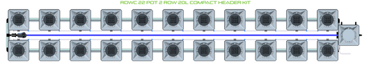 RDWC 22 Pot 2 Row Kit