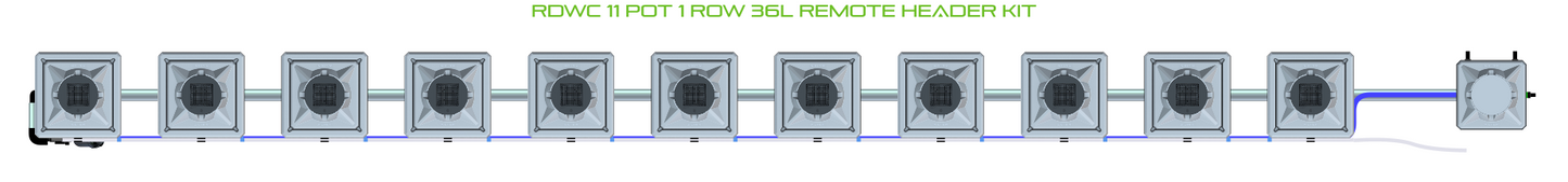 RDWC 11 Pot 1 Row Kit