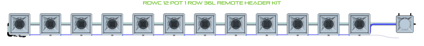 RDWC 12 Pot 1 Row Kit