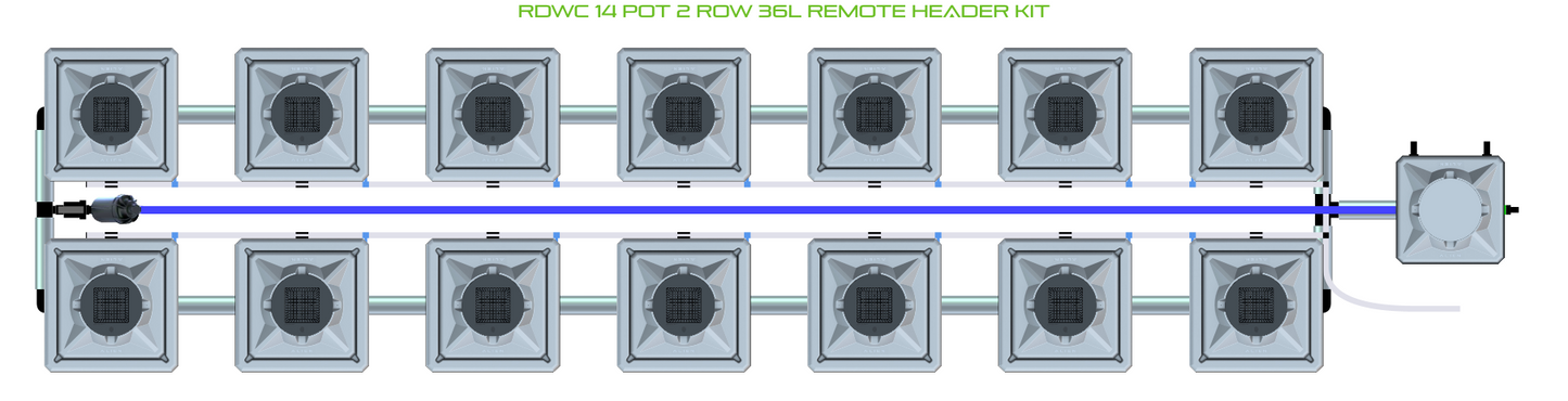 RDWC 14 Pot 2 Row Kit