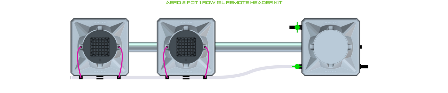 AERO 2 Pot 1 Row Kit