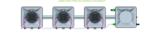 AERO 3 Pot 1 Row Kit