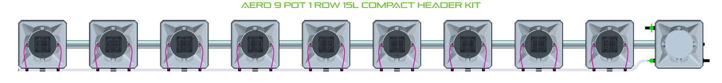 AERO 9 Pot 1 Row Kit