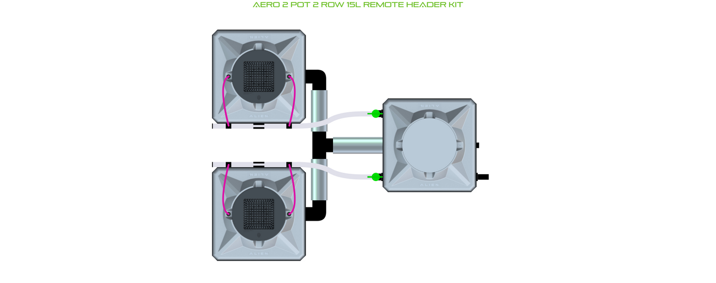 AERO 2 Pot 2 Row Kit