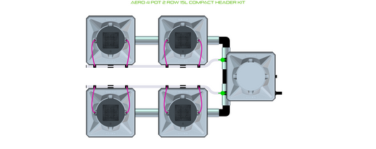 AERO 4 Pot 2 Row Kit