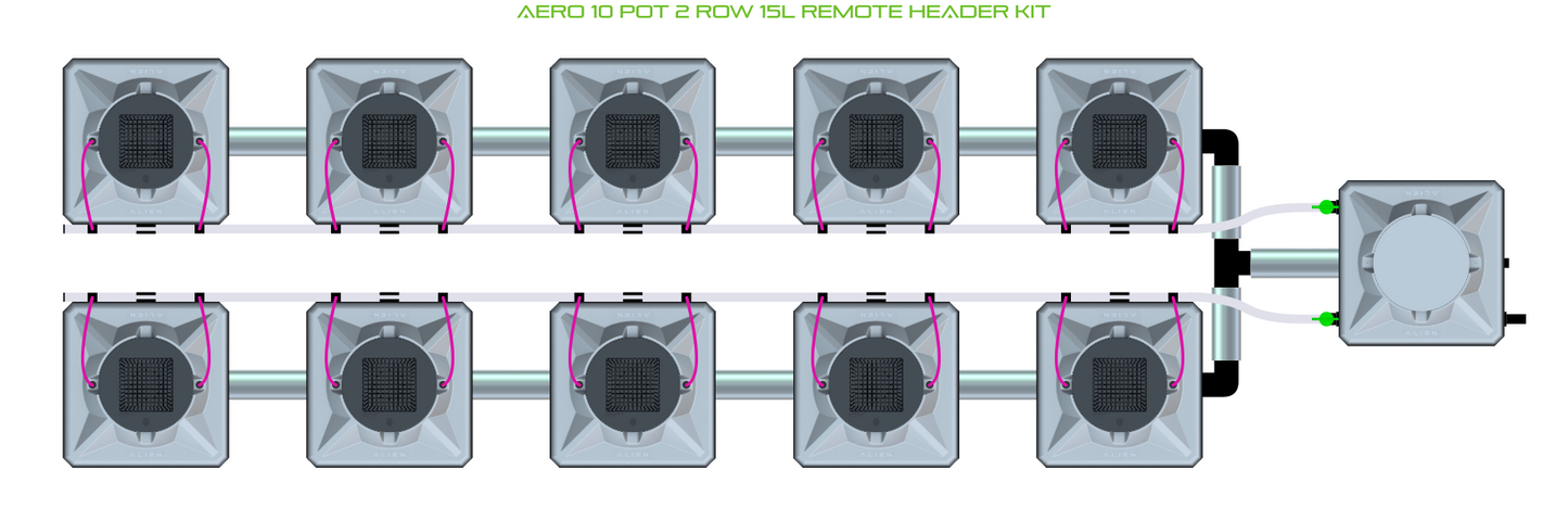 AERO 10 Pot 2 Row Kit