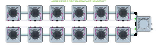 AERO 12 Pot 2 Row Kit