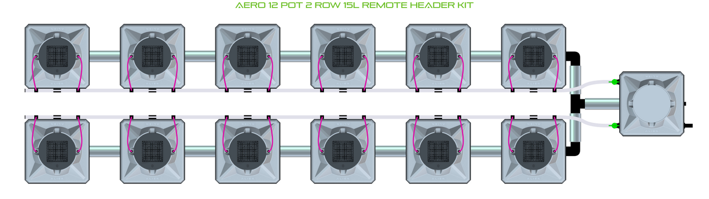 AERO 12 Pot 2 Row Kit