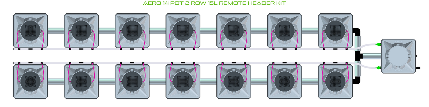 AERO 14 Pot 2 Row Kit