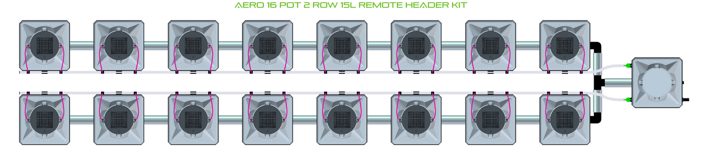 AERO 16 Pot 2 Row Kit