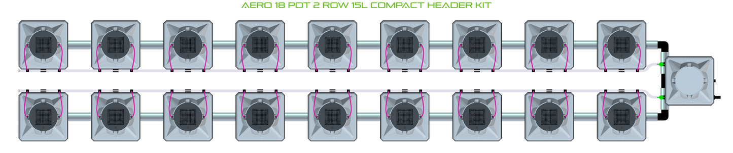 AERO 18 Pot 2 Row Kit