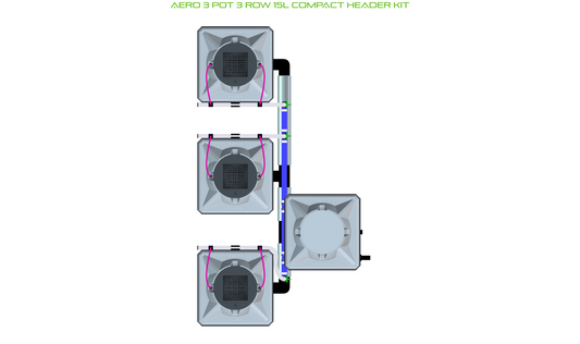 AERO 3 Pot 3 Row Kit