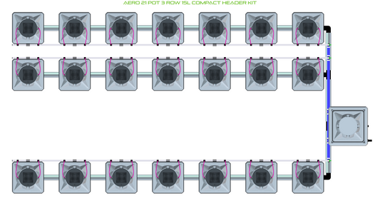 AERO 21 Pot 3 Row Kit