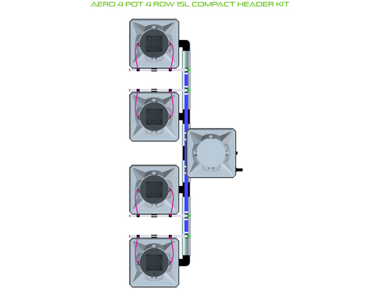 AERO 4 Pot 4 Row Kit